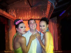 This is actually from a show on Koh Tao, as photographing in a Bangkok nightspot is enthusiastically discouraged. 